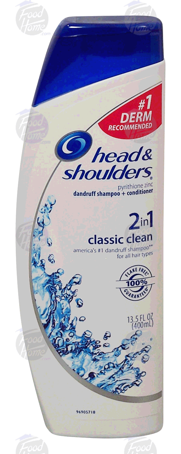 Head & Shoulders Classic Clean 2 in 1 pyrithione zinc dandruff shampoo + conditioner Full-Size Picture